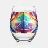 Sans Pied Verset Quantum - Verre à vin Prismatic Starburst (Gauche)