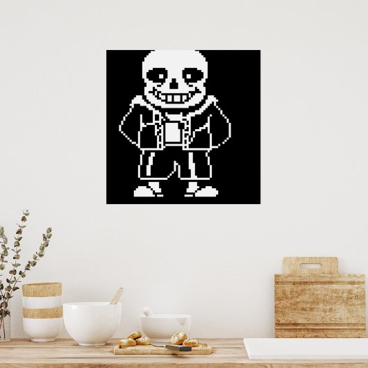 Sans Undertale Poster (Keuken)