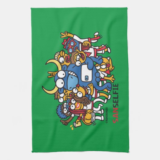 Sanselfie Theedoek (Verticaal)