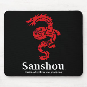 Sanshou Dragon Sanda Chinese Boksen Vechtkunsten Muismat