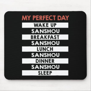 Sanshou, mijn perfecte dag Chinese boksen vechter Muismat