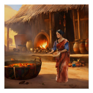 "Sanskriet Splendor: Indiase kunst" Perfect Poster