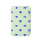 Sansy bleu sur la menthe - tapis de bain (Devant (Vertical))