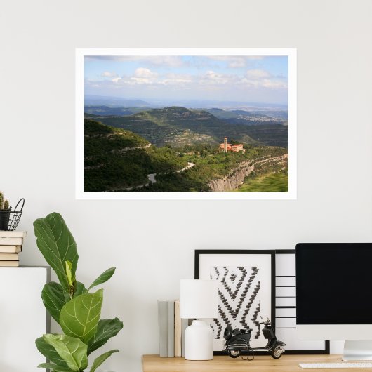 Sant Benet de Montserrat Poster (Thuiskantoor)