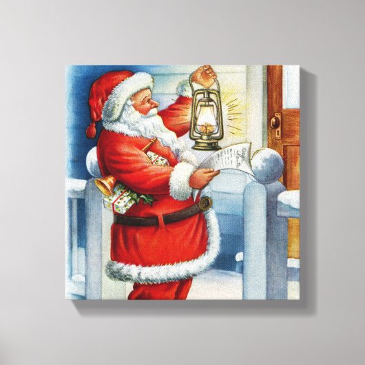 Santa 001 canvas afdruk (Voorkant)