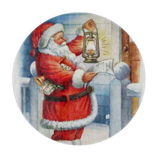 Santa 001 snijplank (Voorkant)