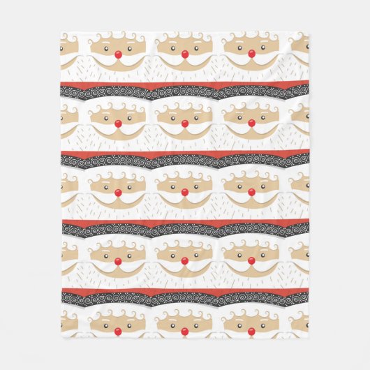 Santa 026 fleece deken (Voorkant)