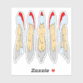 SANTA 313 STICKER (Vel)