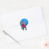 SANTA 3 RONDE STICKER (Envelop)