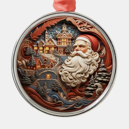 Santa 3D Ornament (Voorkant)