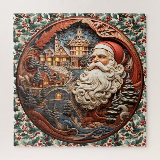 Santa 3D puzzel (Verticaal)