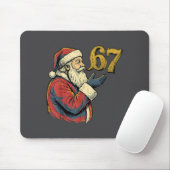 Santa 67 Number Funny Christmas Meme Se Muismat (Met muis)