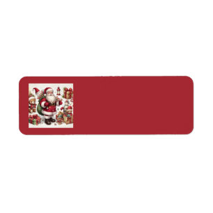 Santa Adresetiketten Etiket