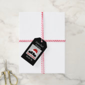 Santa Ain't Coming Gift Label Cadeaulabel (Met Touw)