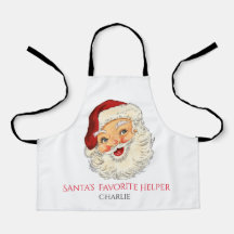 Santa All-over Print Apron voor kinderen