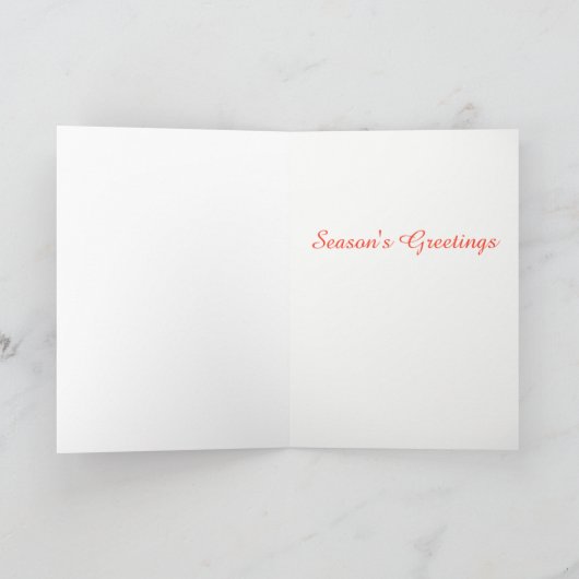 "Santa alsjeblieft bel hier" aangepaste kerstkaart Feestdagen Kaart (Binnen)