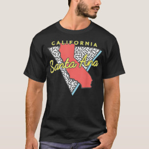 Santa Ana California T Retro CA Souvenirs T-shirt