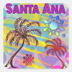 Santa Ana Happy en Hope Sticker