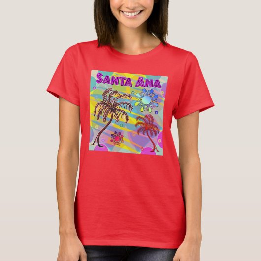 Santa Ana Happy en Hope T-Shirt (Voorkant)