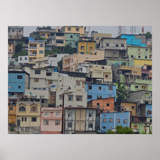 Santa Ana Hill - Guayaquil Ecuador Poster (Voorkant)