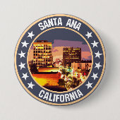 Santa Ana Ronde Button 7,6 Cm (Voorkant)