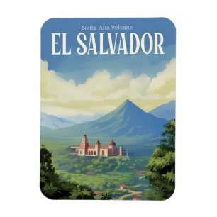 Santa Ana Volcano El Salvador Reissouvenir Magneet