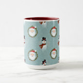 Santa And Frosty Christmas Mug (Centre)