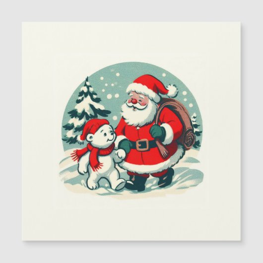 Santa and little polar bear (Voorkant)