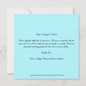 Santa and Reindeer We've Move Announcement  Aankondiging (Achterkant)