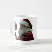 santa and robo elf koffiemok (Voorkant links)