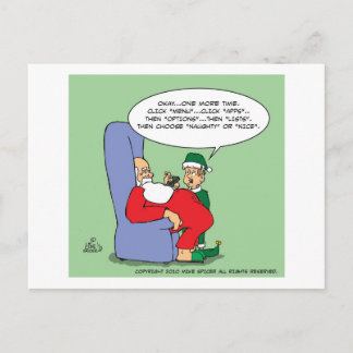 Santa Apps Feestdagenkaart