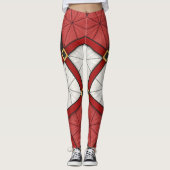 Santa Armor Leggings – Geometric Modern Christmas  (Devant)
