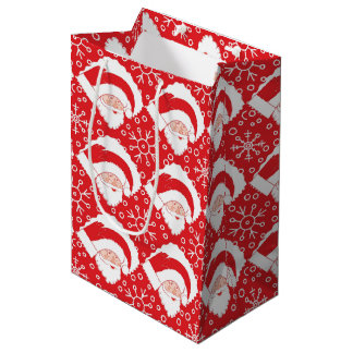 Santa Art Gift Bag Medium Cadeauzakje