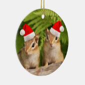 Santa Baby Chipmunks Keramisch Ornament (Rechts)