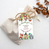 Santa Baby Dieren Kerst Baby Shower Cadeaulabel