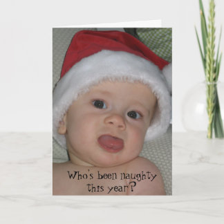Santa Baby Feestdagen Kaart
