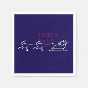 Santa Baby: feestelijke en flirterige feestvreugde Servet