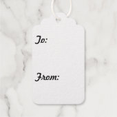 Santa Baby! Folie Gift Label (Achterkant)