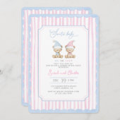 Santa Baby Geslacht onthullen uitnodiging (Voorkant / Achterkant)