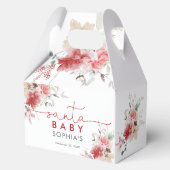Santa Baby Holy Christmas Baby shower Bedankdoosjes (Voorkant)