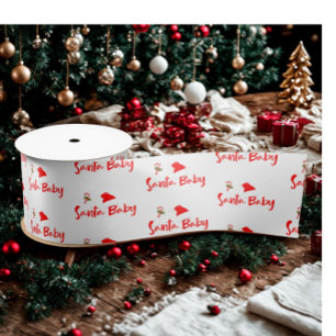Santa Baby Kerstwinter Baby shower Lint