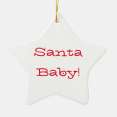 SANTA BABY ORNAMENT VOOR KERSTMIS (Voorkant)