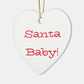 SANTA BABY ORNAMENT VOOR KERSTMIS (Links)