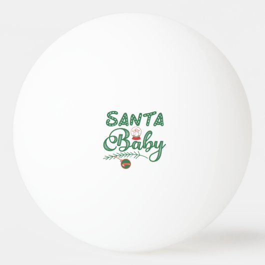 Santa Baby Pingpongballen (Voorkant)