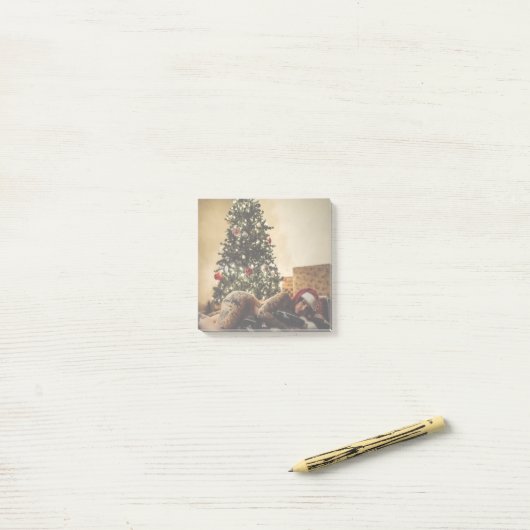 Santa Baby Post-it® Notes (Op bureau)