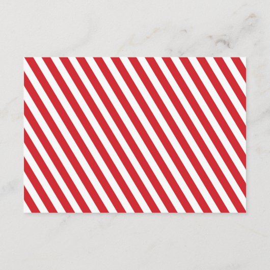 Santa Baby shower Dank u kaart (Achterkant)