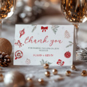 Santa Baby shower Dank u kaart