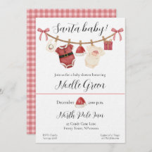 Santa Baby Shower Invitation