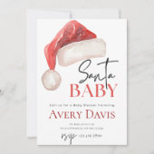 Santa Baby shower Kaart (Voorkant)