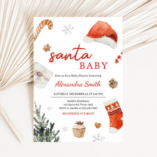 Santa Baby shower Kaart